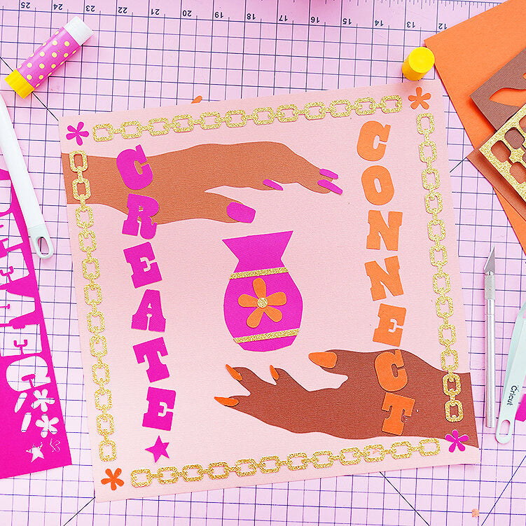 FREE - Create + Connect (SVG + PDF Digital Template Bundle)