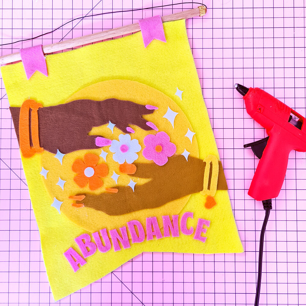 Abundance Pennant (SVG + PDF Digital Template)