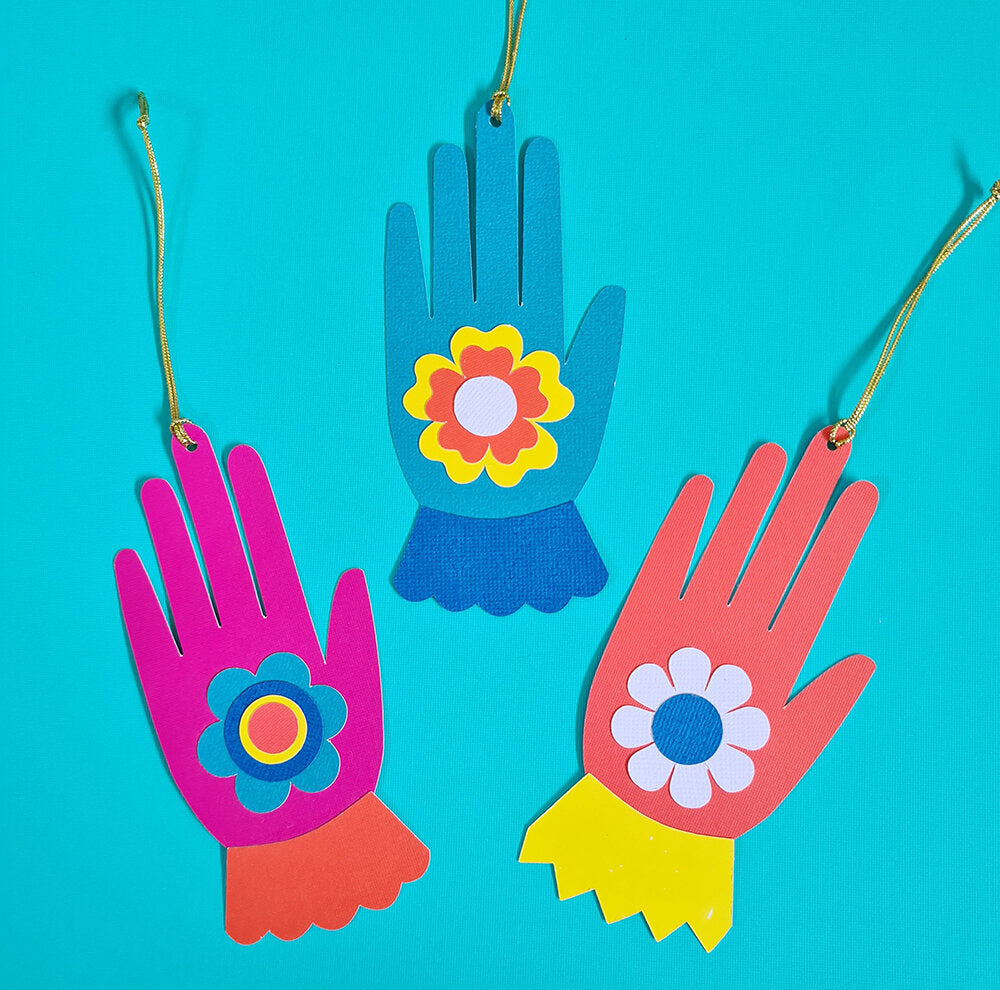 Festive Hands (SVG + PDF Digital Template Bundle)