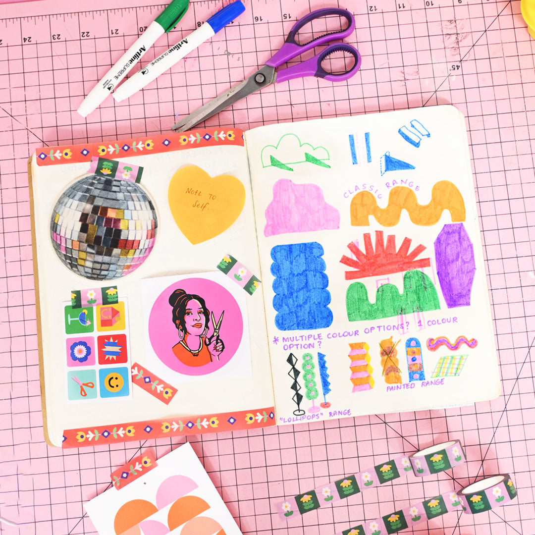 Festive Folk Washi Tape