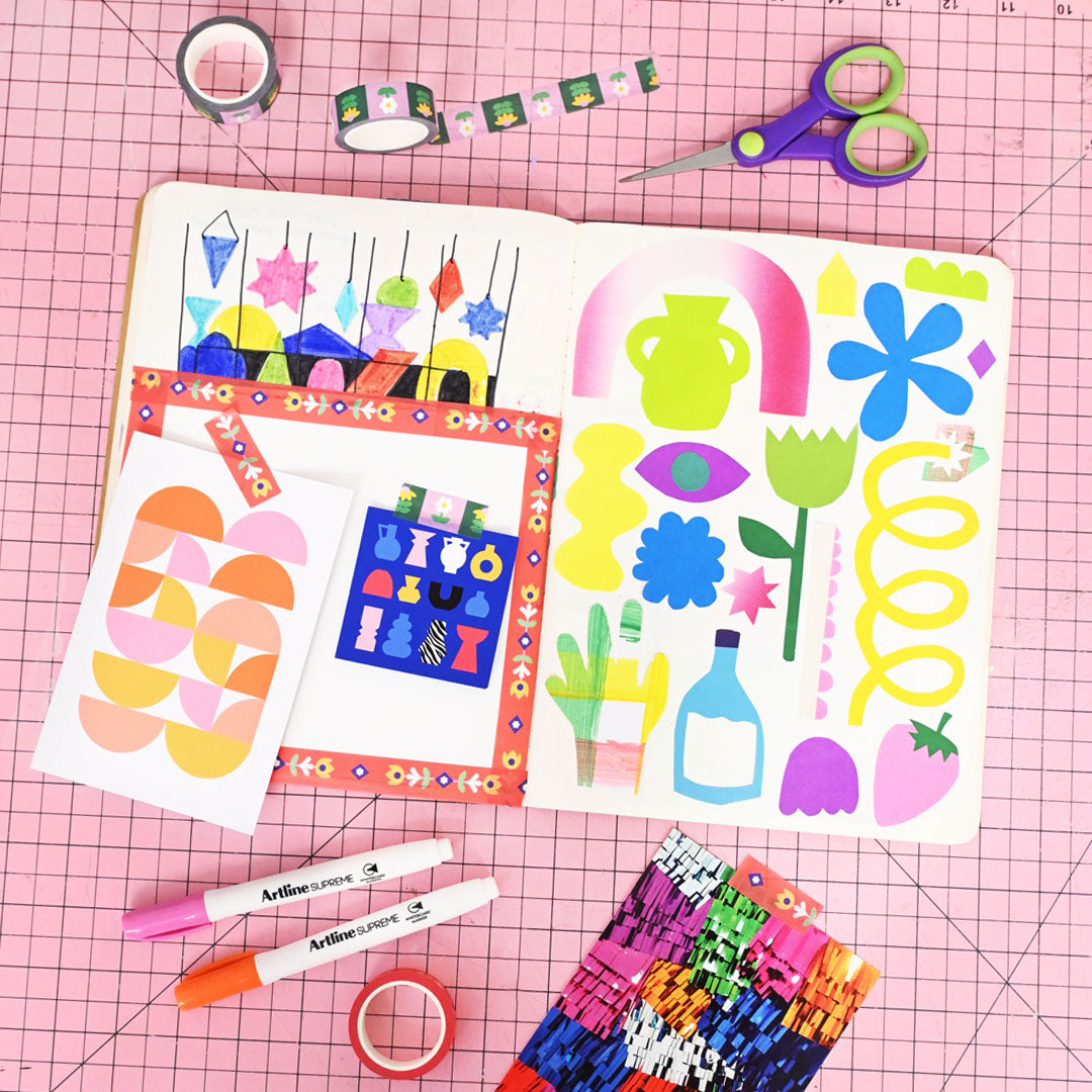 Flower Power Washi Tape