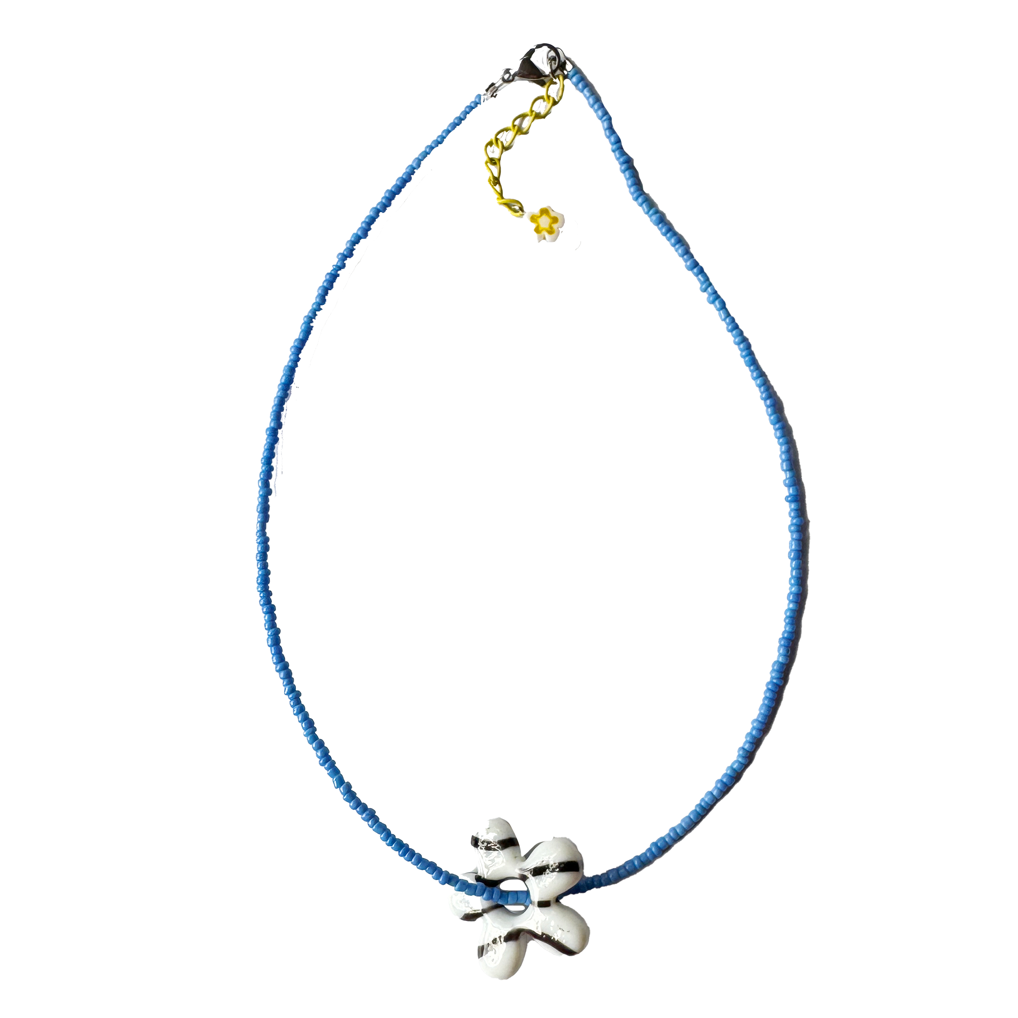 Flower Necklace - Purple